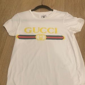 Yo mama’s bootleg Gucci t-shirt